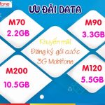Cộng thêm Data khi đăng ký gói cước 3G Mobifone Mobile Internet
