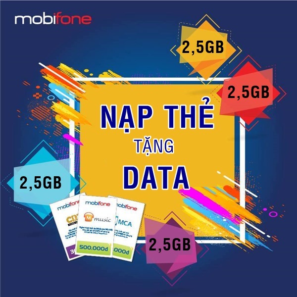 Nạp thẻ Mobifone tặng 2,5GB data áp dụng từ 2/5/2019 - 7/5/2019