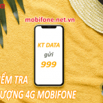 Hướng dẫn cách kiểm tra dung lượng 4G Mobifone bằng tin nhắn