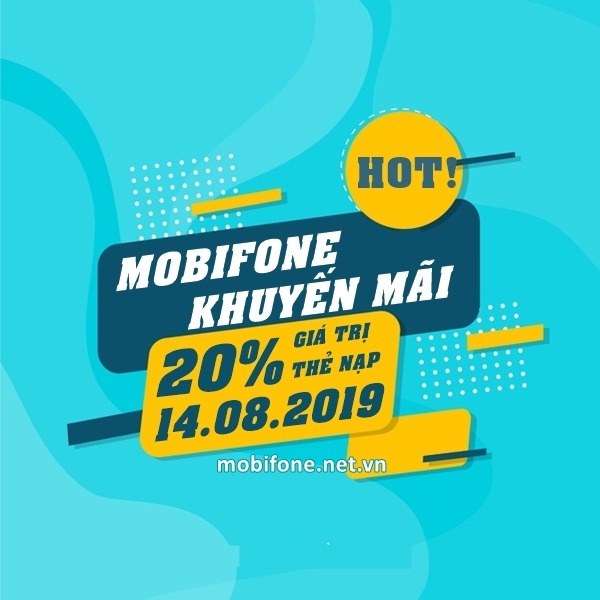 Mobifone khuyến mãi 14/8/2019 ưu đãi NGÀY VÀNG trên toàn quốc