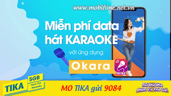Cách đăng ký gói TIKA Mobifone miễn phí 5GB data và giải trí cực đã trên HTVC, OKARA
