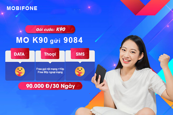 Đăng ký gói K90 Mobifone gọi nội mạng thả ga không lo về giá