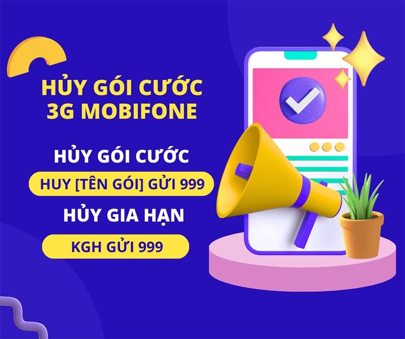 Bạn có biết cách hủy 3G Mobifone bằng tin nhắn?

