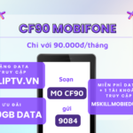 Đăng ký gói CF90 Mobifone có ngay 50GB data, gọi nhóm thả ga, nhiều tiện ích