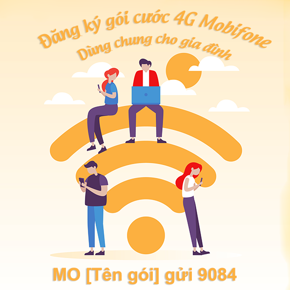Đăng ký gói cước 4G Mobifone dùng chung cho các thành viên gia đình