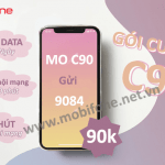 Đăng ký gói C90 Mobifone nhận ngay 60GB data + gọi thoại không giới hạn