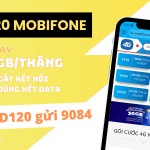 Gói cước HD120 Mobifone ưu đãi 10GB data chỉ 120k/tháng