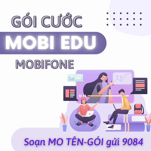 Gói cước MobiEdu Mobifone ưu đãi data, Free học online