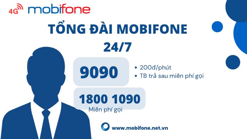 Có bao nhiêu Tổng đài MobiFone? Số Hotline chăm sóc khách hàng MobiFone 24/7