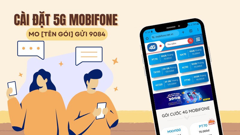 Cách cài đặt 5G Mobifone miễn phí