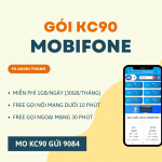 Đăng ký gói KC90 Mobifone nhận 30GB data, miễn phí gọi thoại