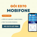 Đăng ký gói ED70 Mobifone miễn phí 30GB data, free học online