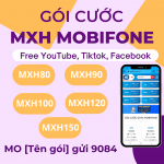 Đăng ký gói MXH Mobifone tặng data, miễn phí dùng MXH