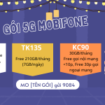 Gói cước 5G Mobifone giá rẻ ưu đãi khủng nhất