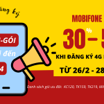 Khuyến mãi Mobifone tặng data từ ngày 26/2 - 28/2/2024