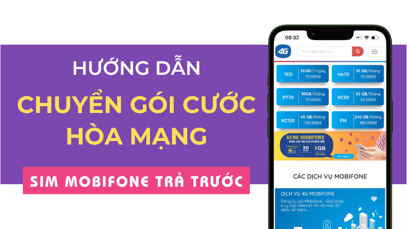 Hướng dẫn cách chuyển gói cước Mobifone trả trước đúng quy định 