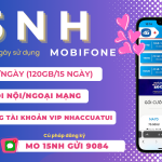 Đăng ký gói cước 15NH Mobifone có ngay data và gọi dùng 15 ngày