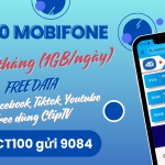 Gói cước CT100 Mobifone miễn phí 30GB, Free xem Youtube, Tiktok, Facebook