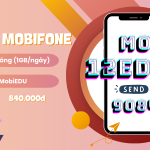 Đăng ký gói 12ED70 Mobifone nhận ngay 360GB, Free dùng MobiEdu