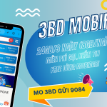 Gói cước 3BD Mobifone ưu đãi 24GB, miễn phí gọi và dùng MobiAgri