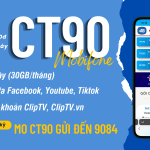 Đăng ký gói cước CT90 Mobifone chỉ 90K truy cập mạng thả ga cả tháng