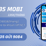 Đăng ký gói cước NCT135 Mobifone chỉ 135k có ngay 180GB, miễn phí NCT