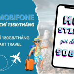 Đăng ký gói ST135 Mobifone nhận ngay 180GB, miễn phí Smart Travel