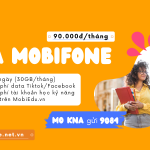 Cách đăng ký gói cước KNA Mobifone miễn phí 30GB data và truy cập MXH thả ga