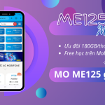 Đăng ký gói ME125 Mobifone ưu đãi 180GB/tháng, miễn phí học Tiếng Anh