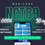 Đăng ký gói cước NCT89 Mobifone có 30GB/tháng, free data Youtube và nhạc của tui