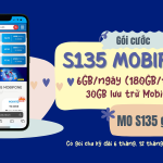 Gói cước S135 Mobifone nhận 180GB, 30GB lưu trữ MobiCloud