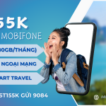 Đăng ký gói cước ST155K Mobifone ưu đãi 180GB, miễn phí gọi và Smart Travel