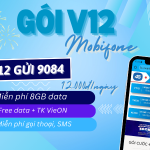 Gói cước V12 Mobifone ưu đãi 8GB data, miễn phí gọi, nhắn tin và VieON