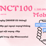 Đăng ký gói cước 12NCT100 Mobifone có 360GB Data, gọi miễn phí cả năm