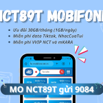 Đăng ký gói cước NCT89T Mobifone nhận ngay 30Gb, miễn phí dùng Tiktok và NCT