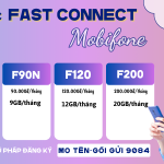 Gói cước Fast Connect Mobifone nhiều ưu đãi khủng