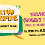 Đăng ký gói cước 3LT90 Mobifone miễn phí 90GB data và tài khoản Luyenthi123