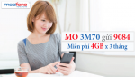 Đăng ký gói cước 3M70 Mobifone chỉ 210.000đ/3 tháng
