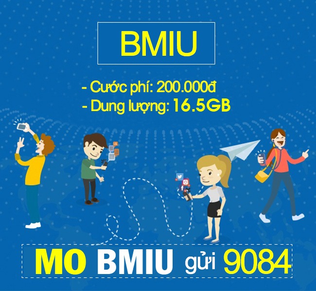 Đăng ký gói cước BMIU Mobifone chỉ 200.000đ/tháng