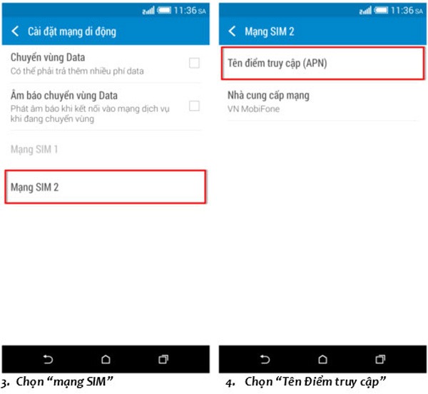 Hướng dẫn cài đặt 3G Mobifone cho điện thoại HTC