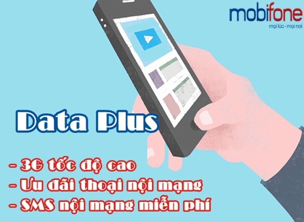 đăng ký gói Data Plus Mobifone 