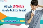 Thuê bao trả sau Mobifone nên đăng ký gói 3G Mobifone nào?